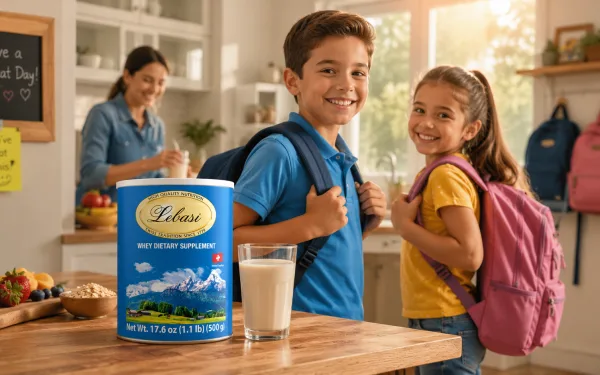 Back to School Nutrition: How Lebasi Swiss Whey Keeps Kids Energized All Day